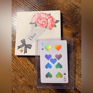 🔥RARE🔥 Dior Collectors JOY Playing Card—9 of hearts❤️